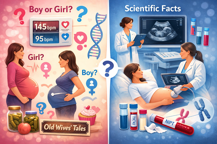 Can Heart Rate or Bump Shape Predict Baby Gender