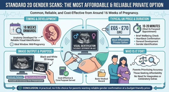 Standard 2D Gender Scans The Most Affordable Option