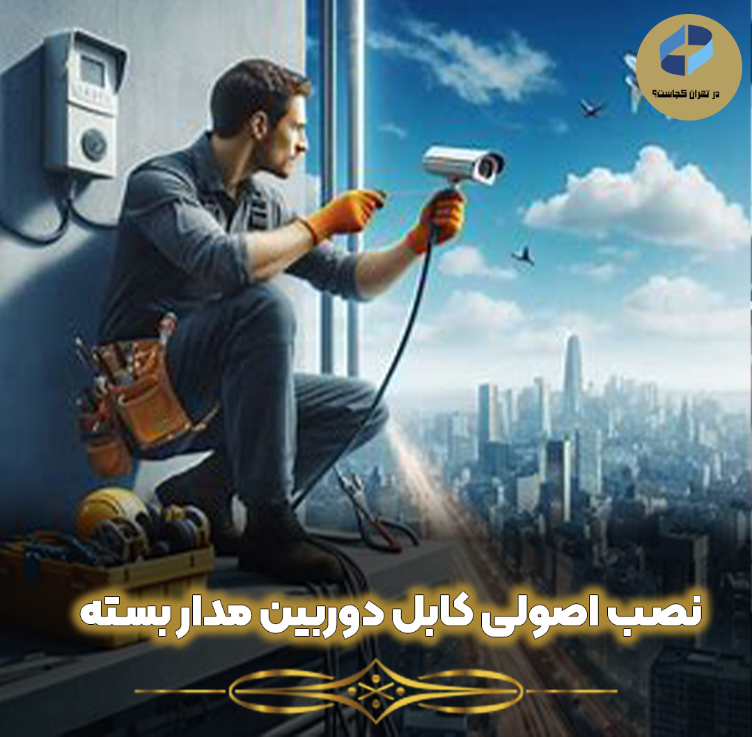 نصب-اصولی-کابل-دوربین-مدار-بسته