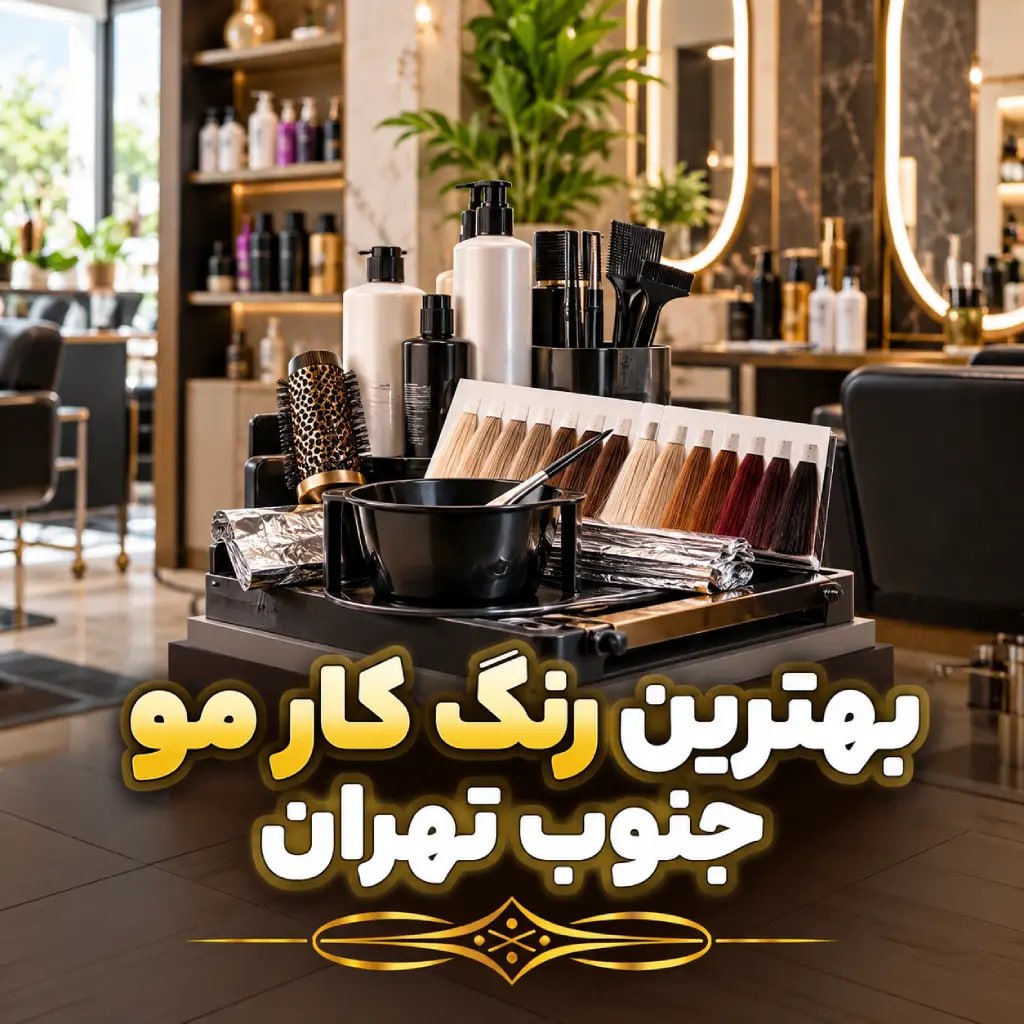 بهترین رنگ کار مو جنوب تهران