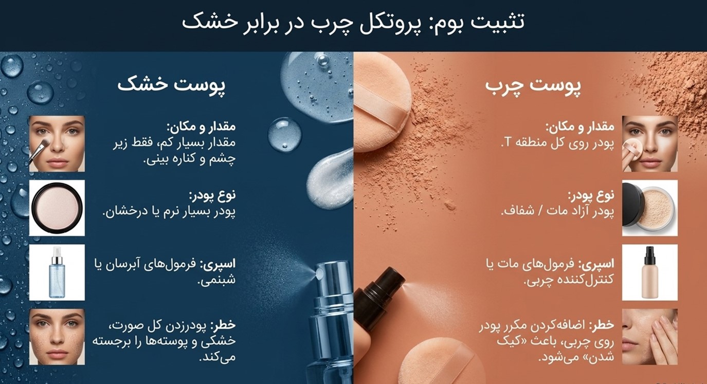 تثبیت آرایش برای افزایش ماندگاری