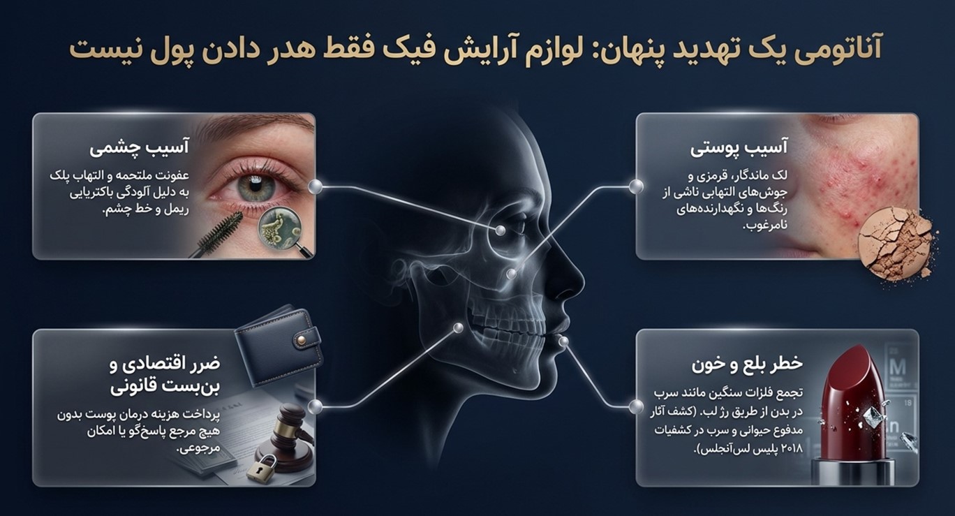 خطرات محصولات فیک
