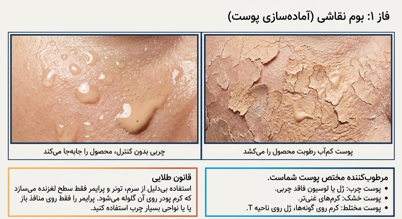 شروع آرایش بدون آمادهسازی پوست