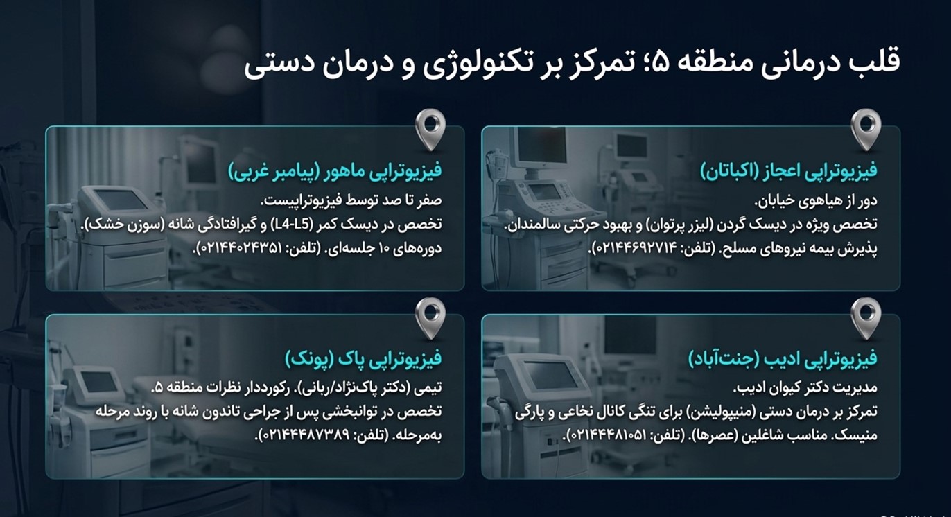 قلب درمانی منطقه 5
