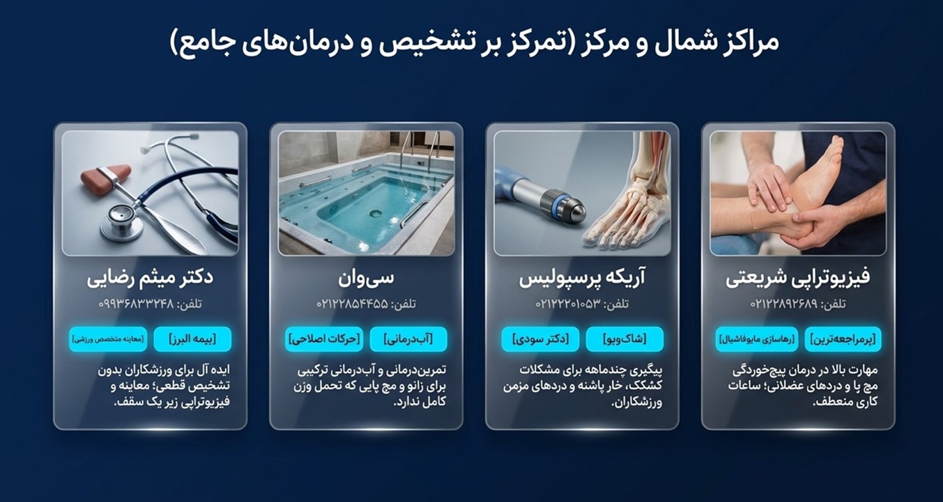 مراکز شمال و مرکز